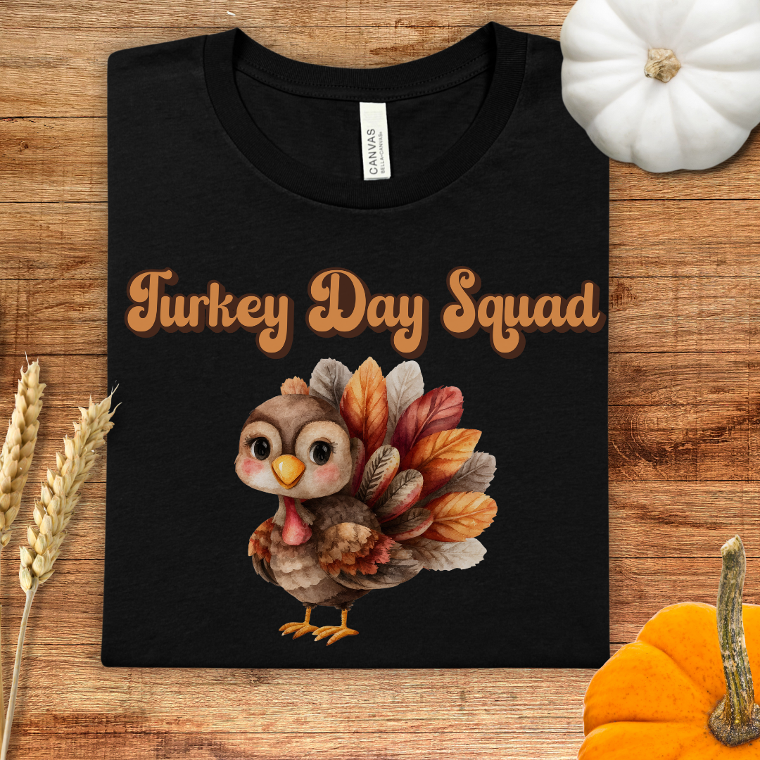 Turkey Day Squad Thanksgiving T-Shirt