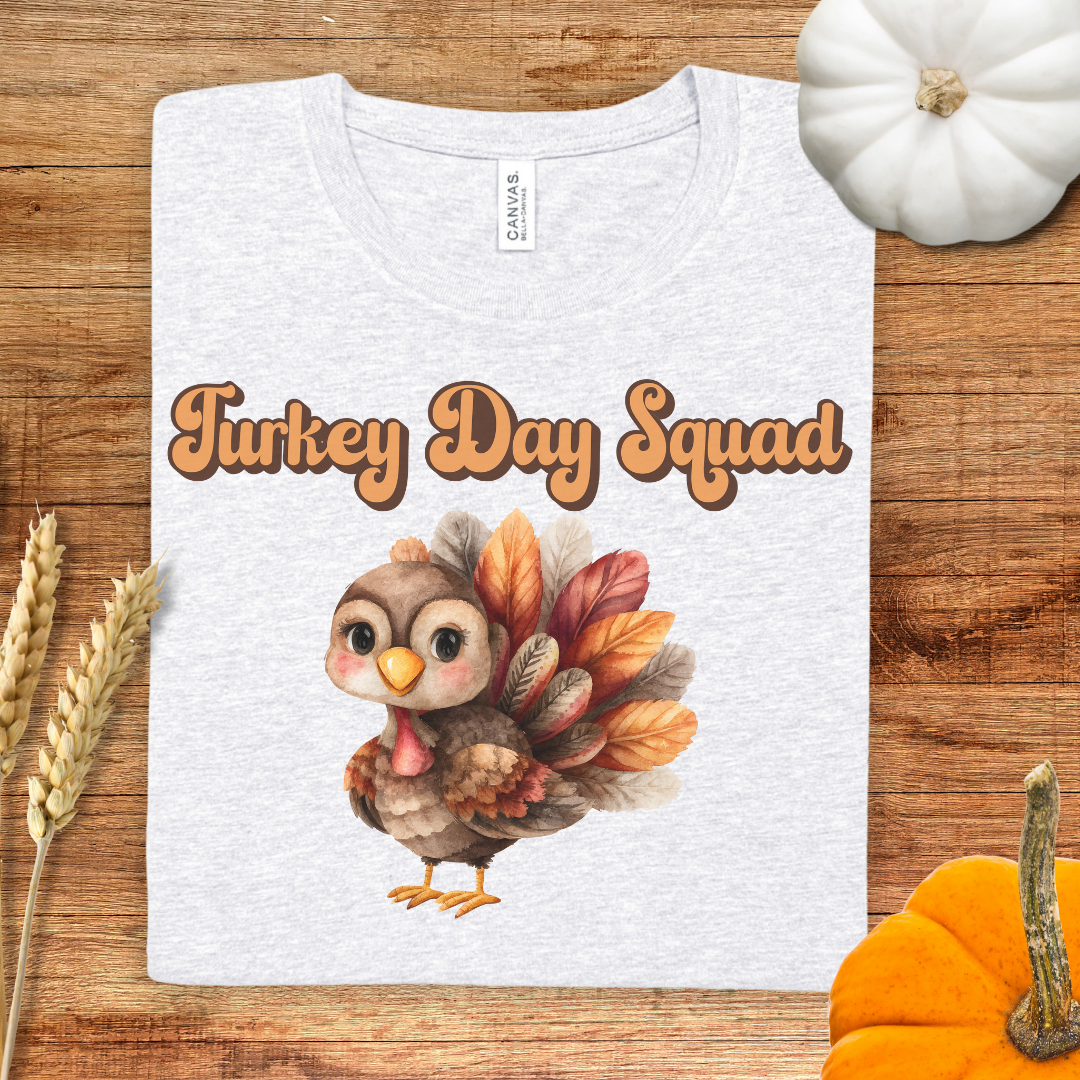 Turkey Day Squad Thanksgiving T-Shirt