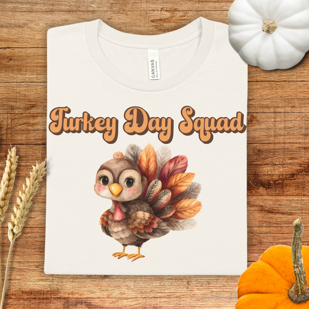 Turkey Day Squad Thanksgiving T-Shirt