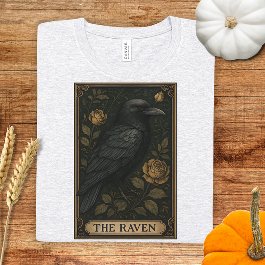 Mystical Raven Halloween T-Shirt