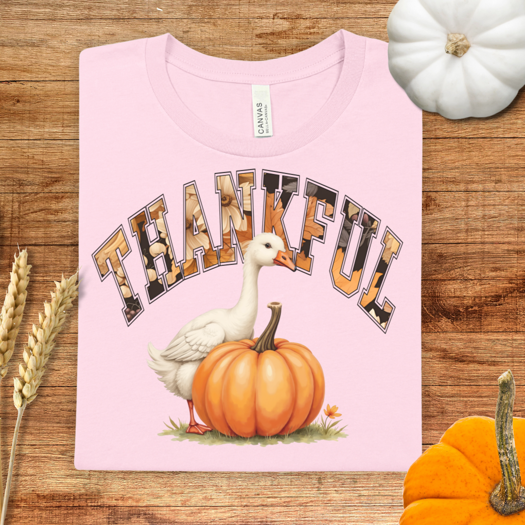 Thankful Goose Pumpkin T-Shirt