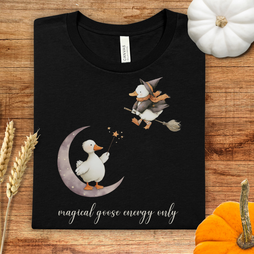 Magical Goose Energy Only Halloween T-Shirt
