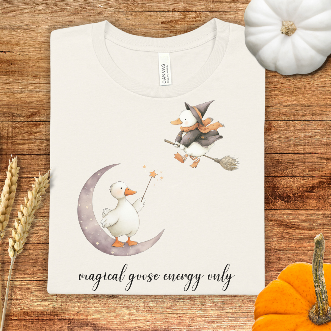 Magical Goose Energy Only Halloween T-Shirt