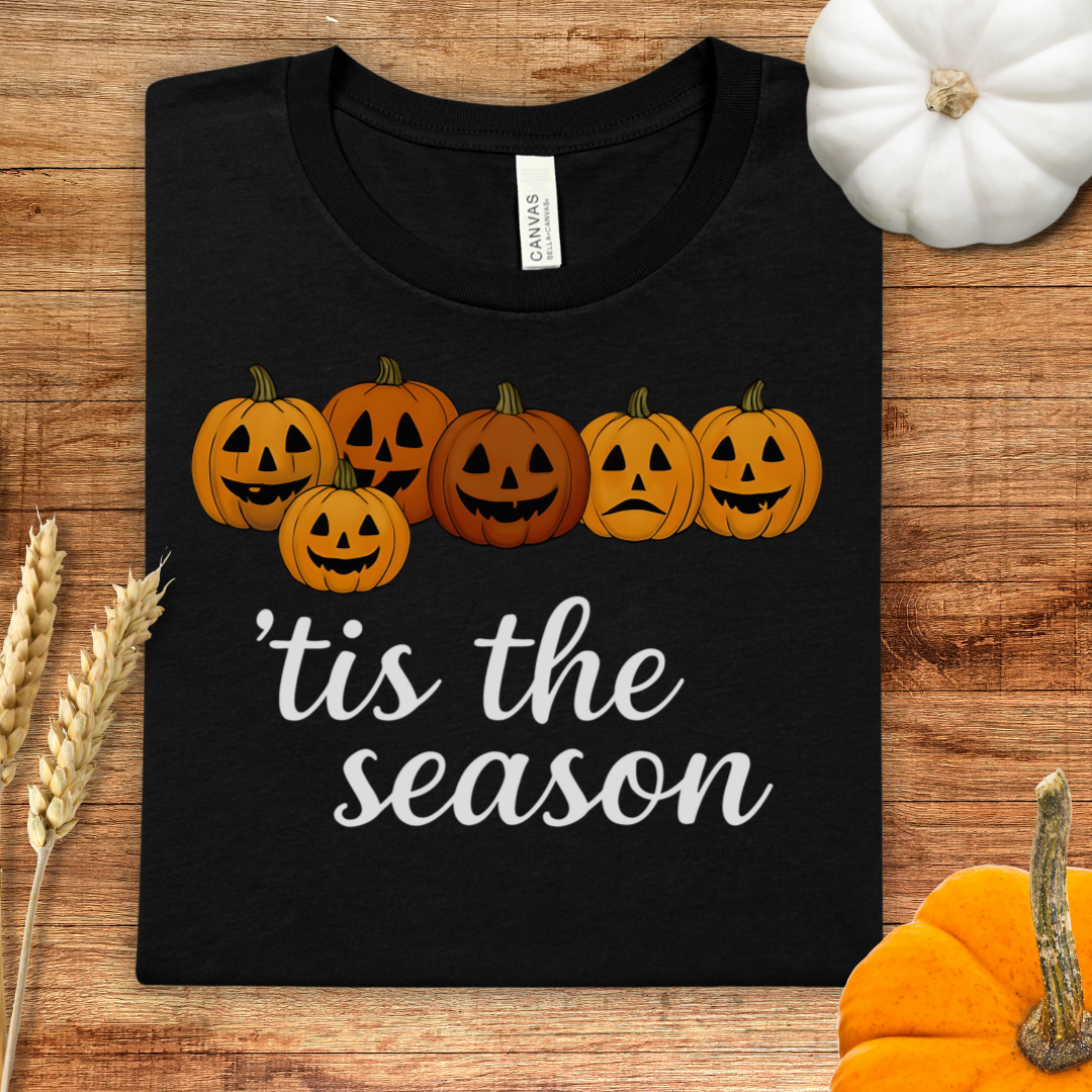 Tis the Season Pumpkin Halloween T-Shirt