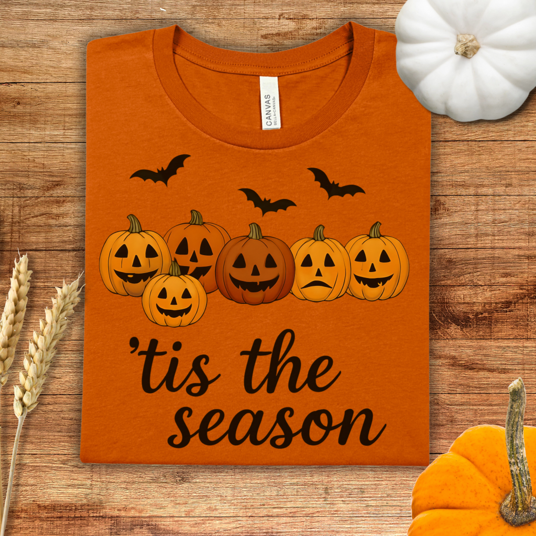 Tis the Season Pumpkin Halloween T-Shirt