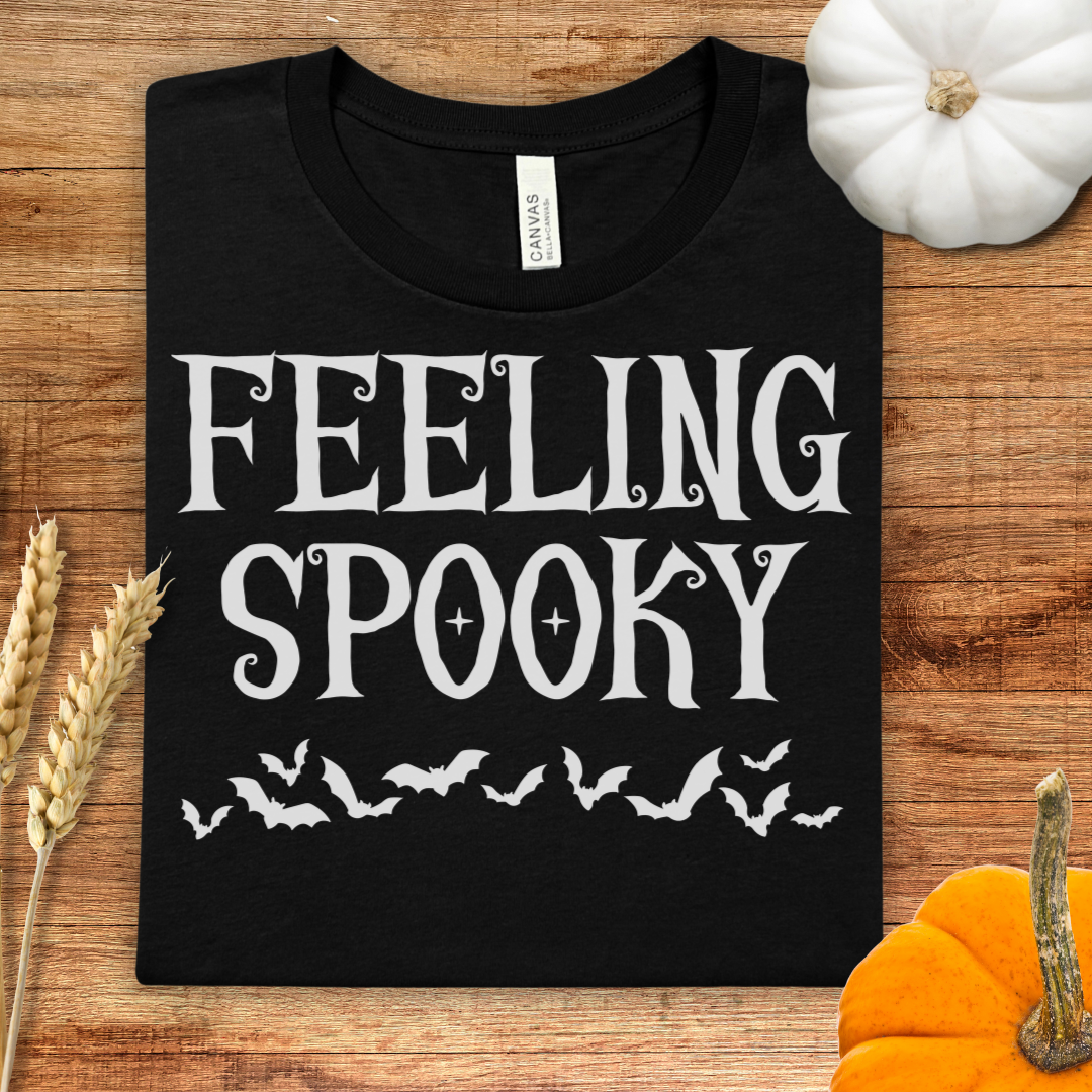 Feeling Spooky with Bats Halloween T-Shirt