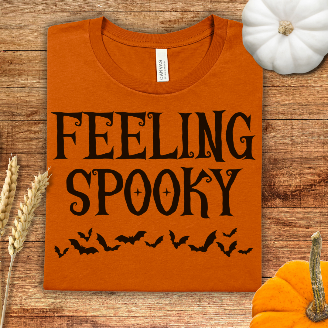 Feeling Spooky with Bats Halloween T-Shirt