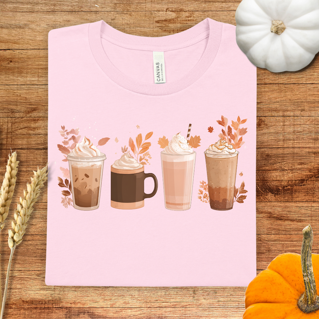 Fall Coffee Cups T-Shirt