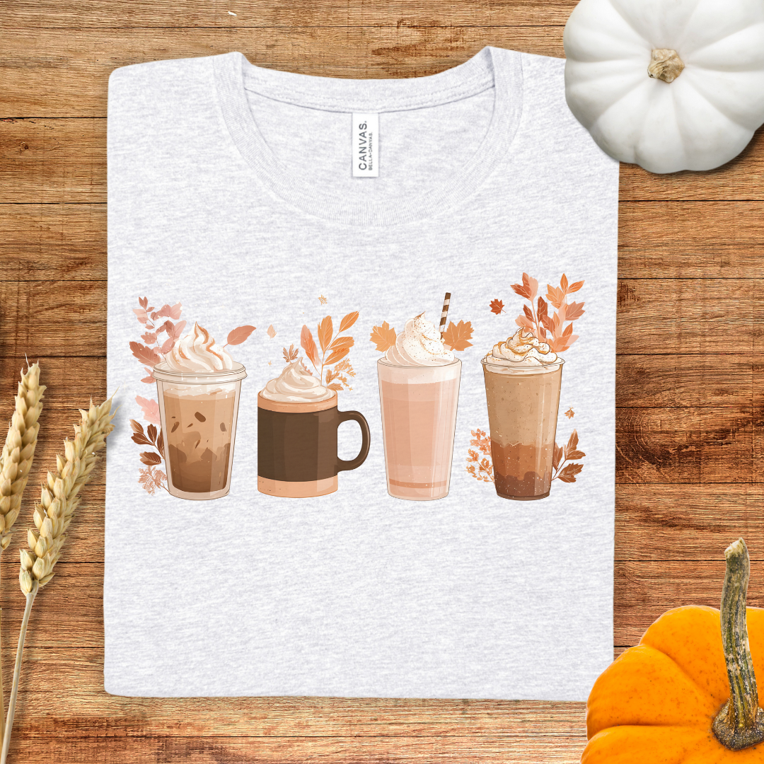 Fall Coffee Cups T-Shirt