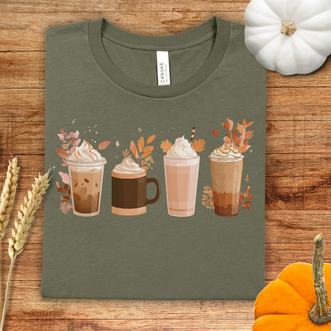 Fall Coffee Cups T-Shirt