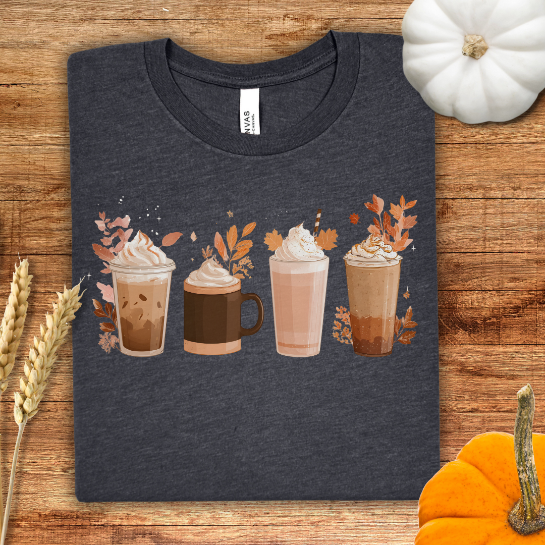 Fall Coffee Cups T-Shirt
