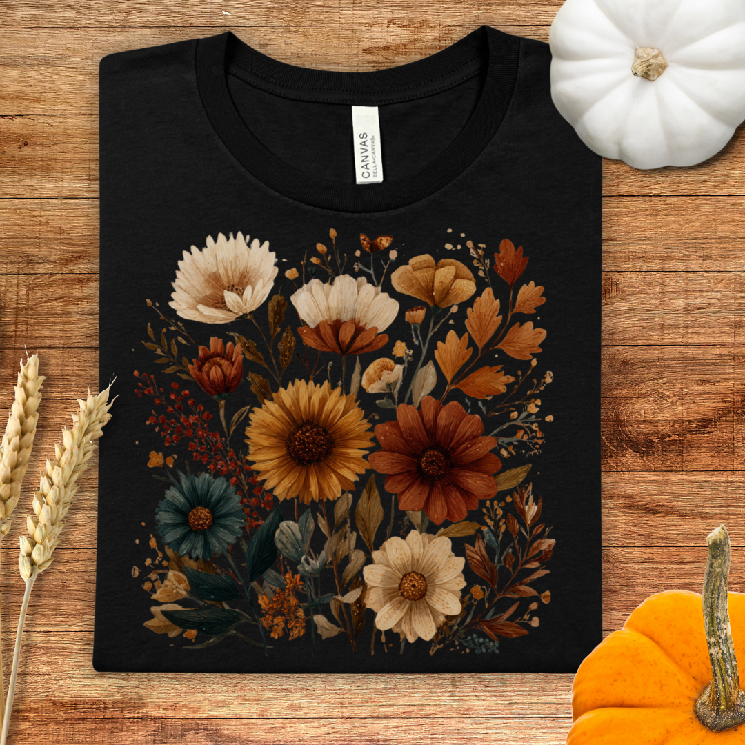 Floral Vintage Fall T-Shirt