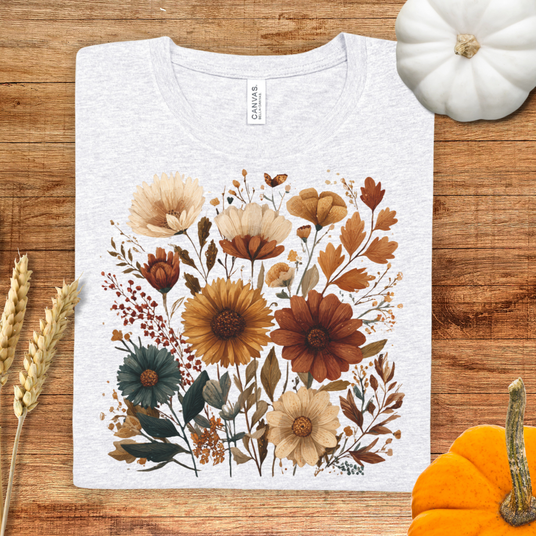 Floral Vintage Fall T-Shirt