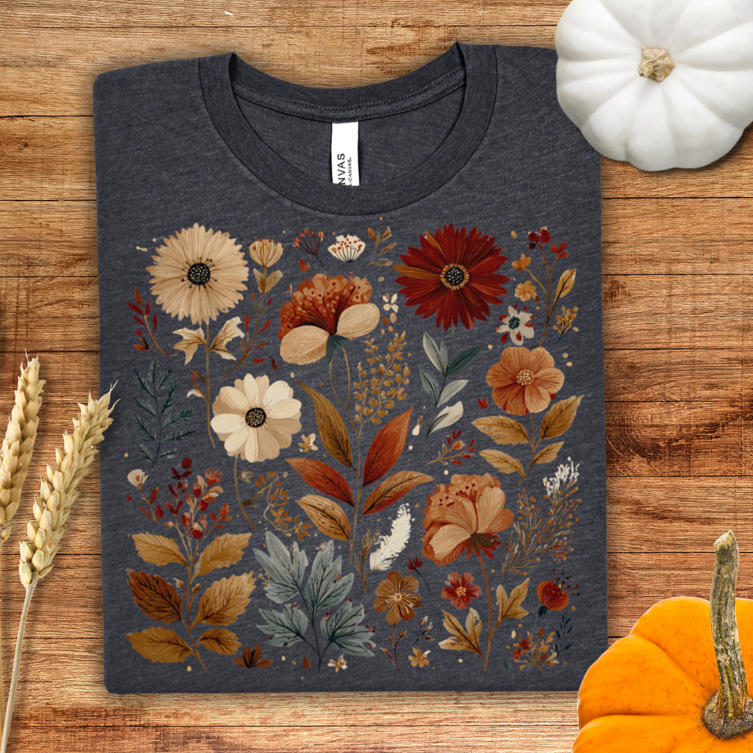 Fall Floral Garden T-Shirt