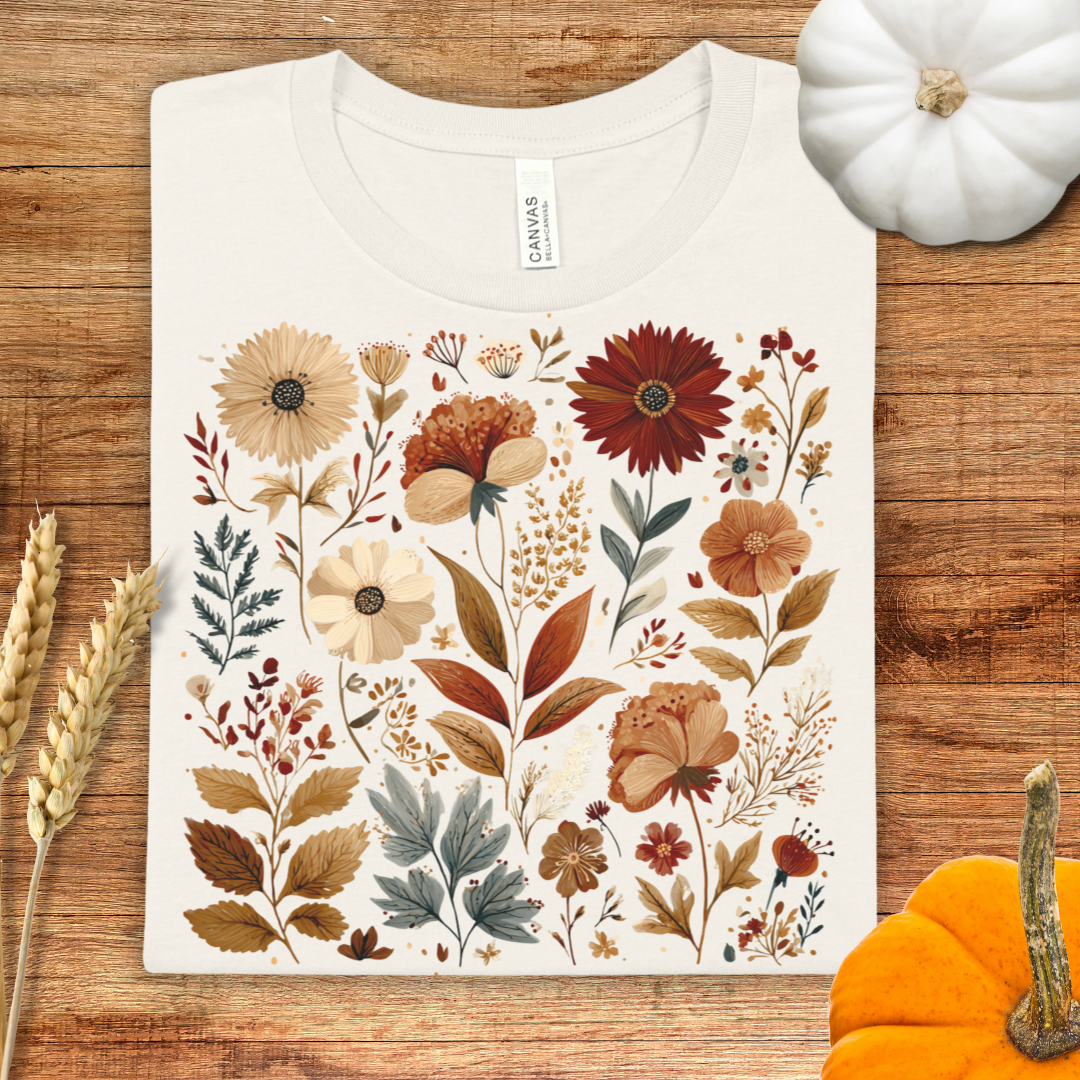 Fall Floral Garden T-Shirt