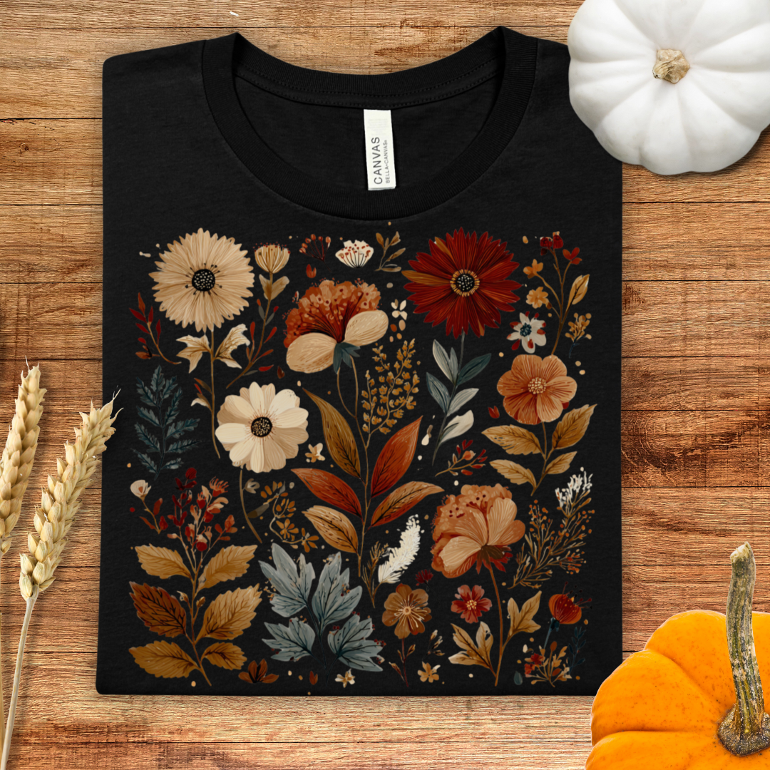 Fall Floral Garden T-Shirt