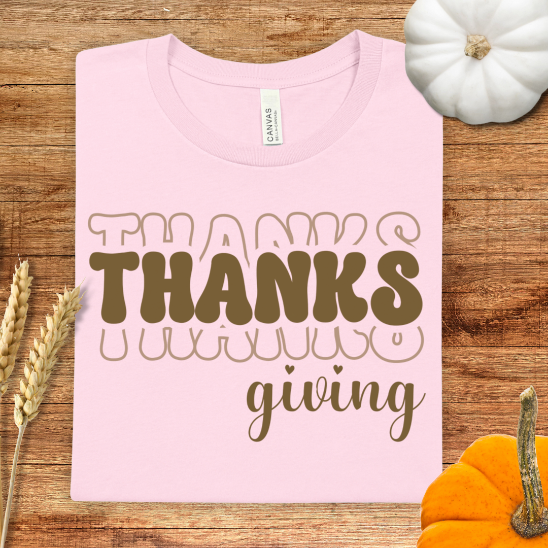 Thanks Thanks Thanksgiving Vibes T-Shirt