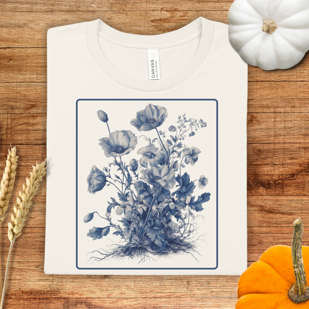 Vintage Floral Graphic T-Shirt