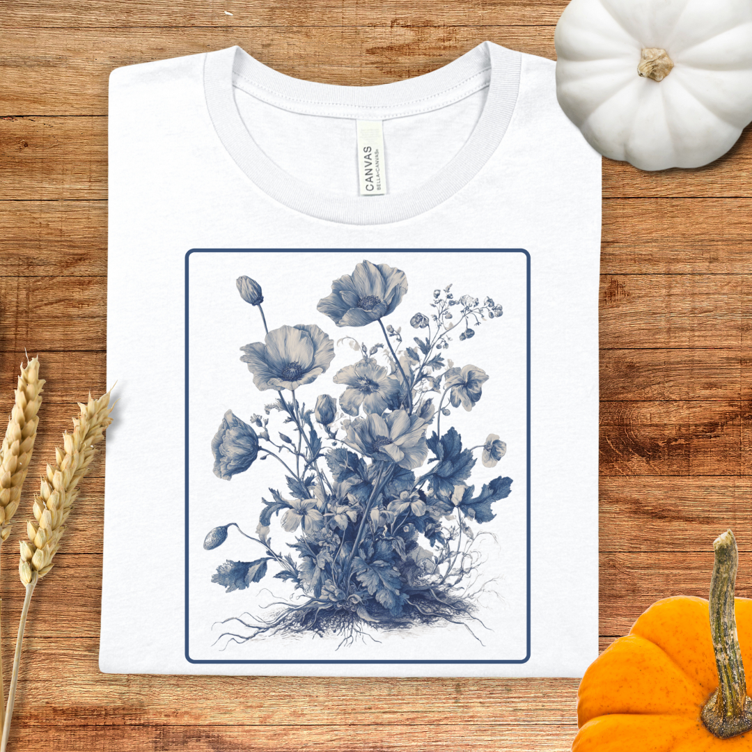 Vintage Floral Graphic T-Shirt