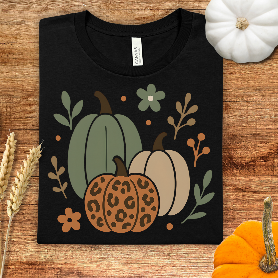Autumn Pumpkin Graphic T-Shirt