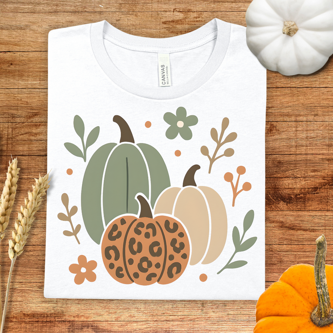 Autumn Pumpkin Graphic T-Shirt