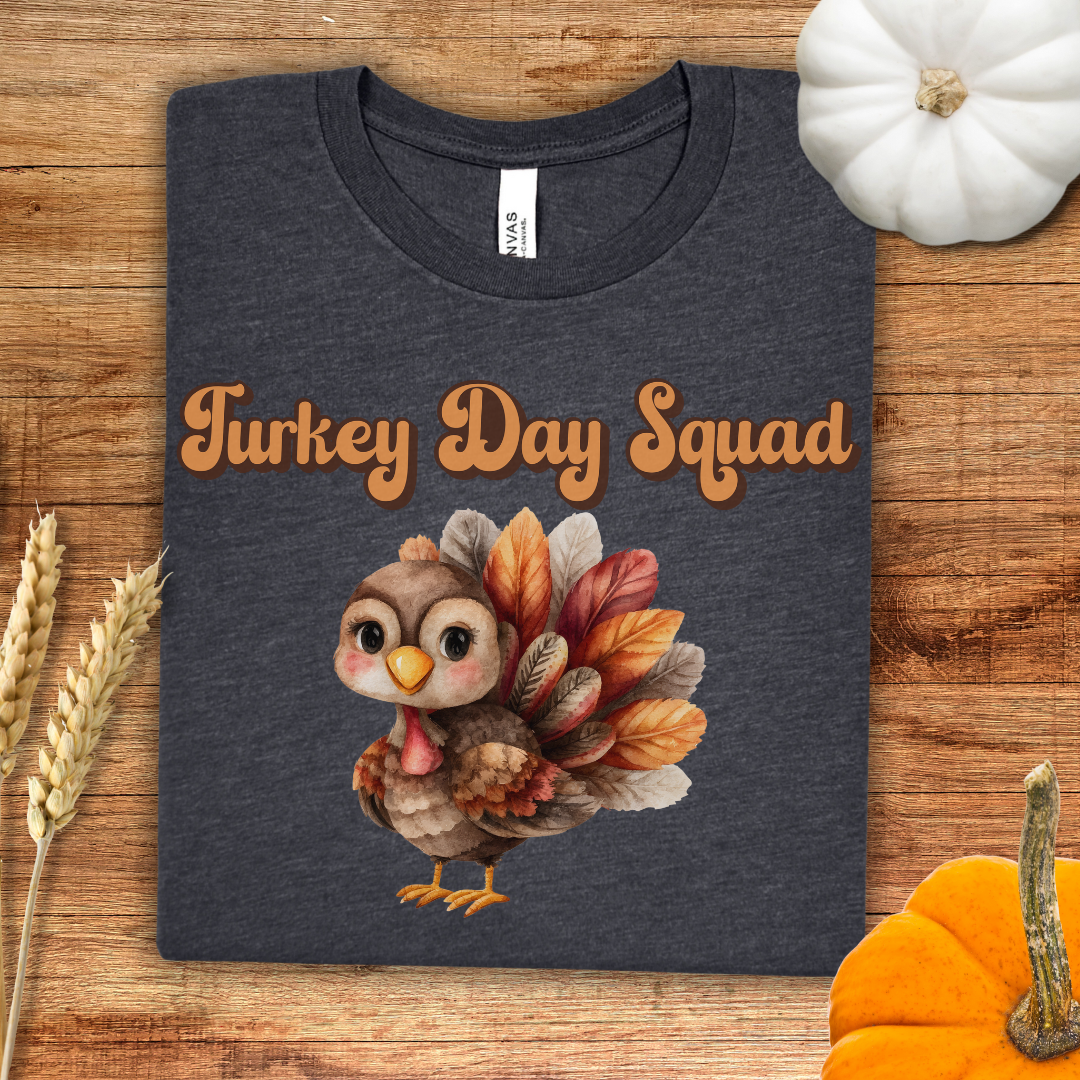 Turkey Day Squad Thanksgiving T-Shirt