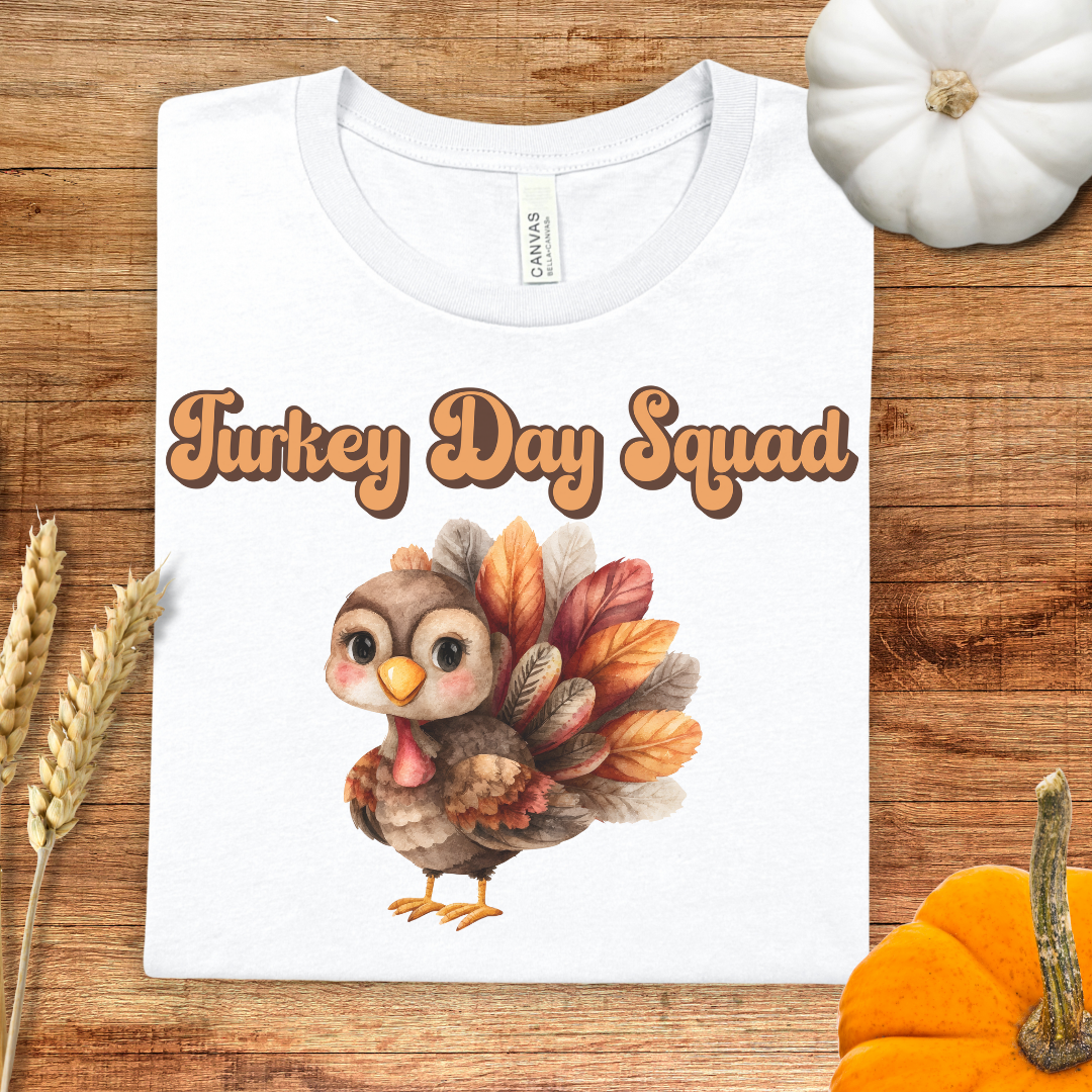 Turkey Day Squad Thanksgiving T-Shirt