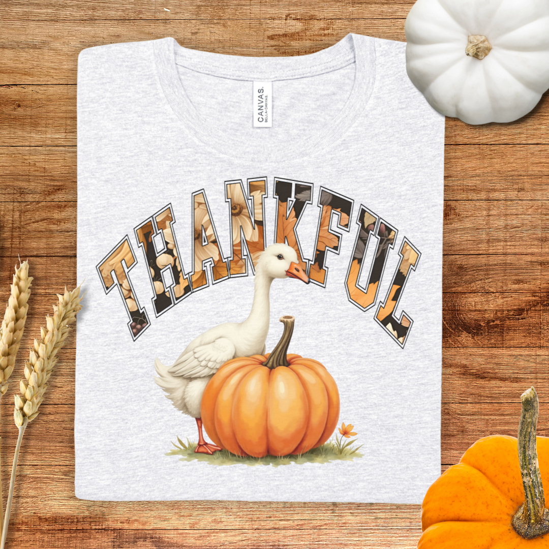 Thankful Goose Pumpkin T-Shirt