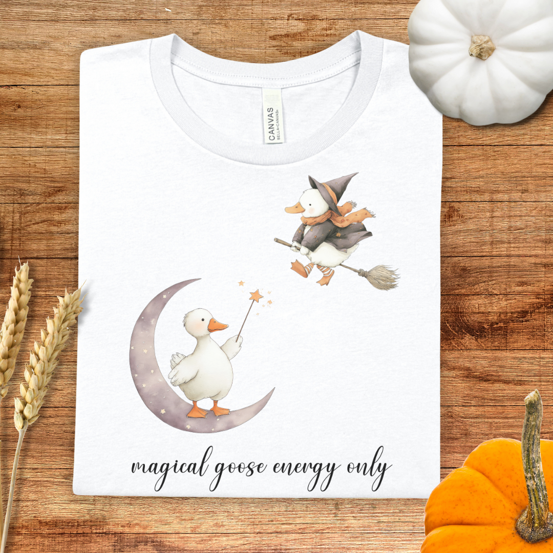 Magical Goose Energy Only Halloween T-Shirt