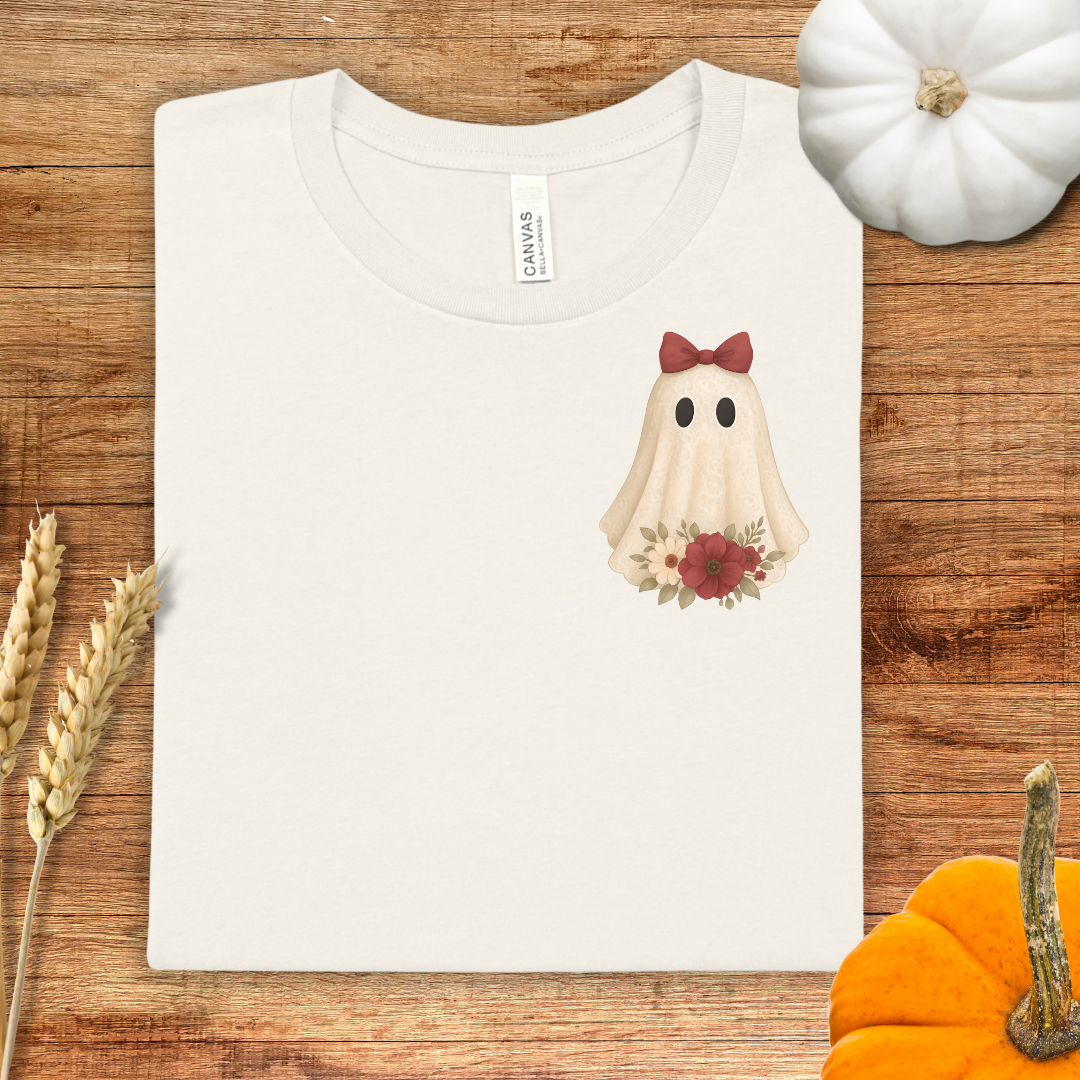 Adorable Pocket Ghost Halloween T-Shirt