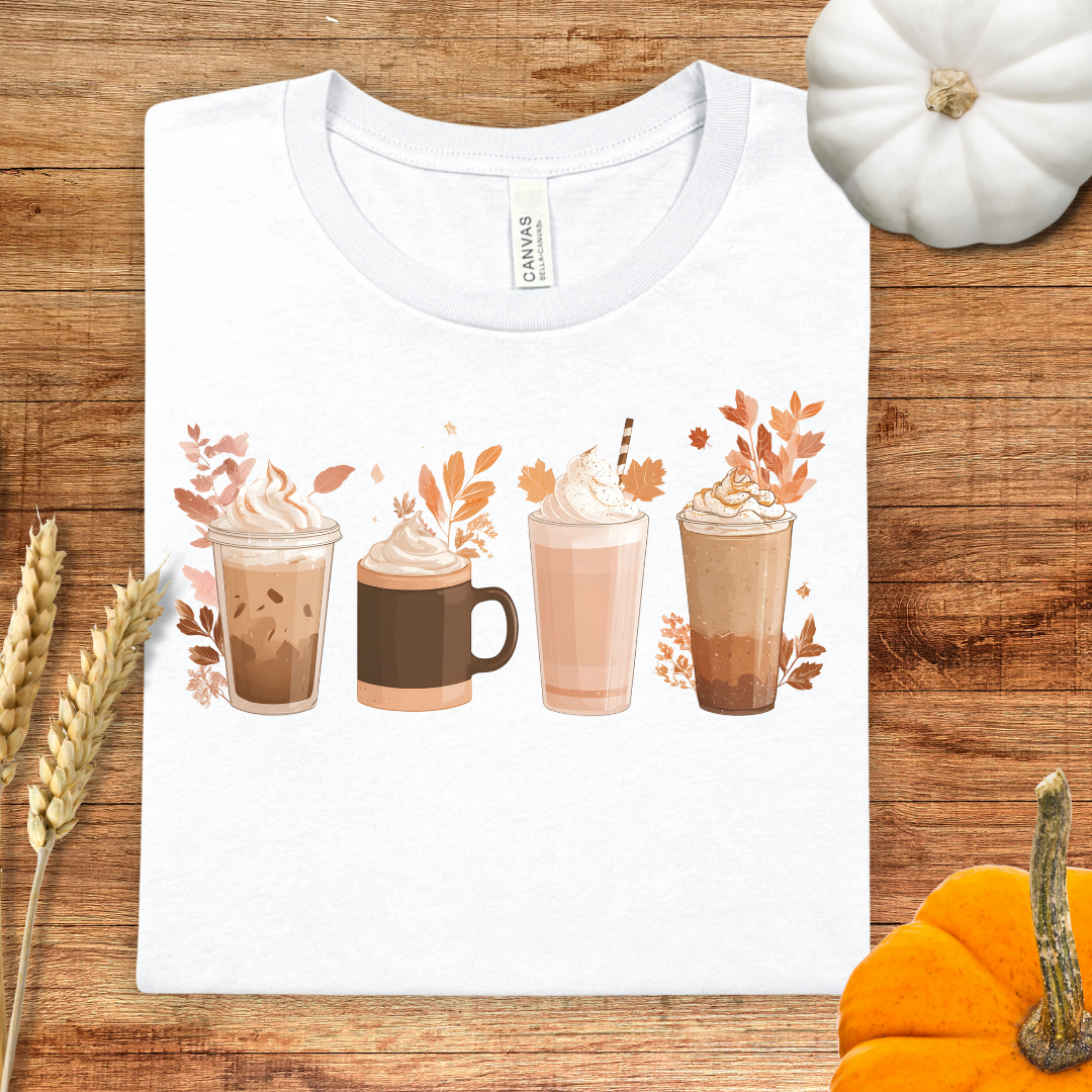 Fall Coffee Cups T-Shirt