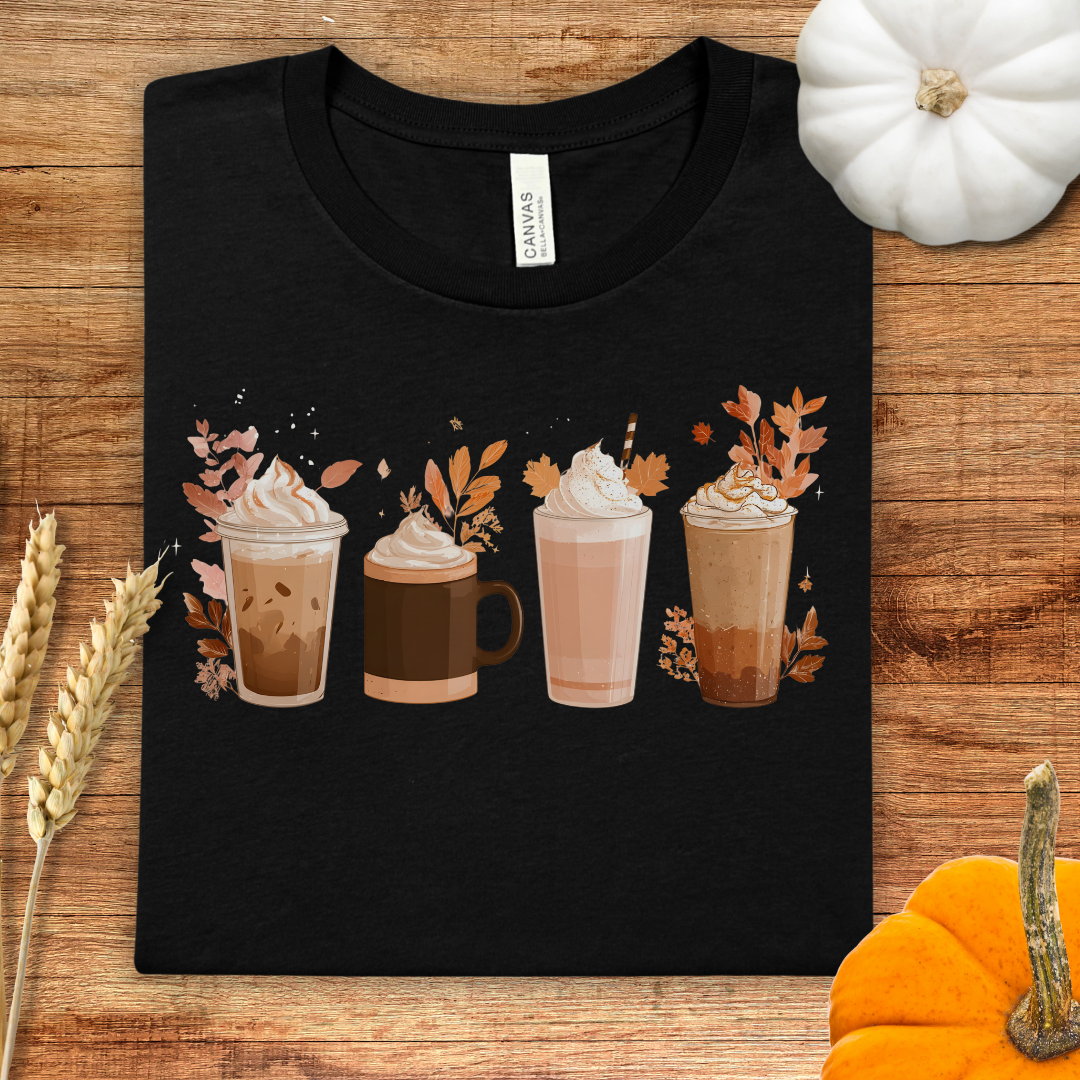 Fall Coffee Cups T-Shirt