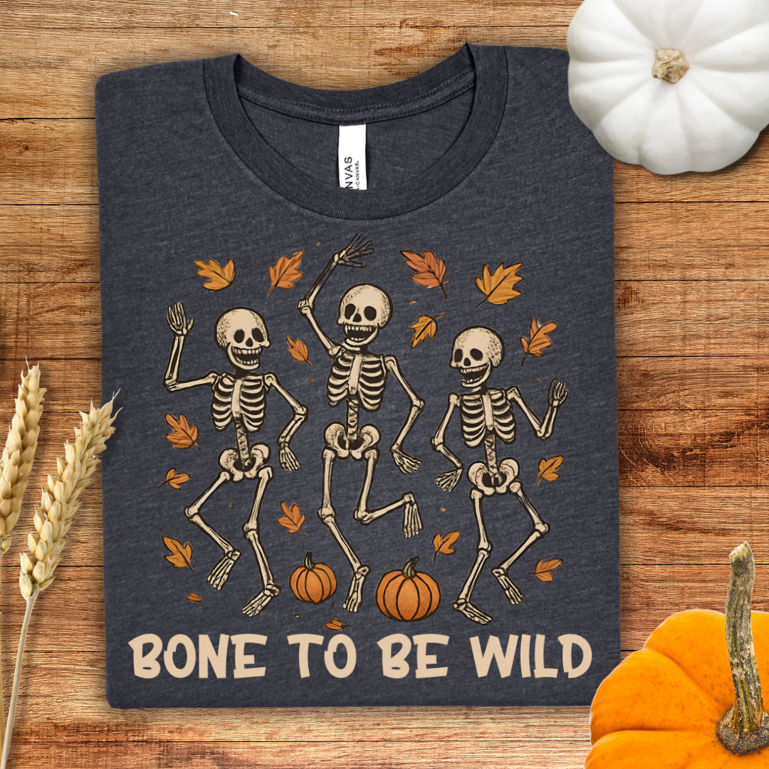 Bone to be Wild Halloween T-Shirt