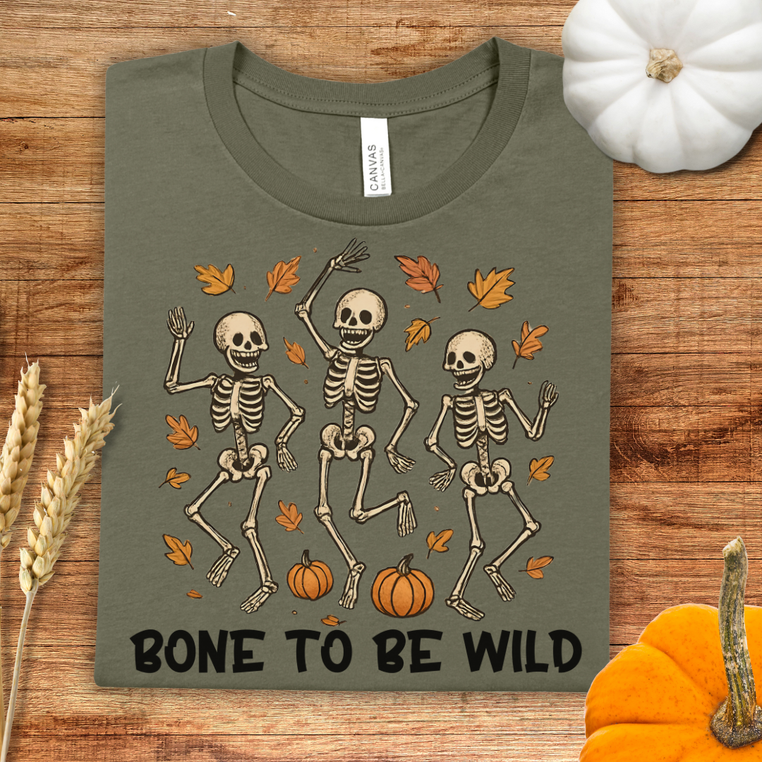 Bone to be Wild Halloween T-Shirt