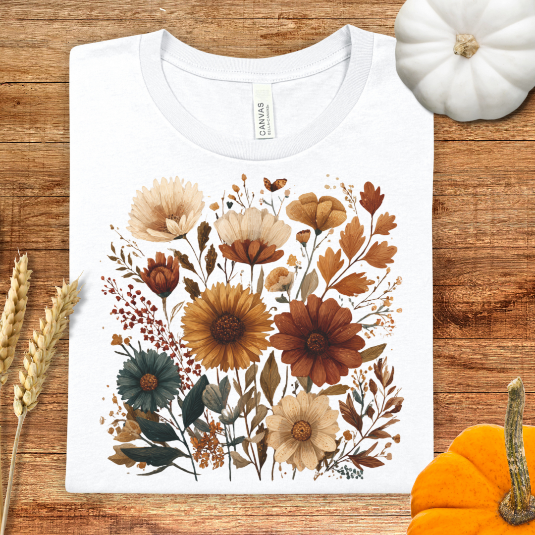 Floral Vintage Fall T-Shirt