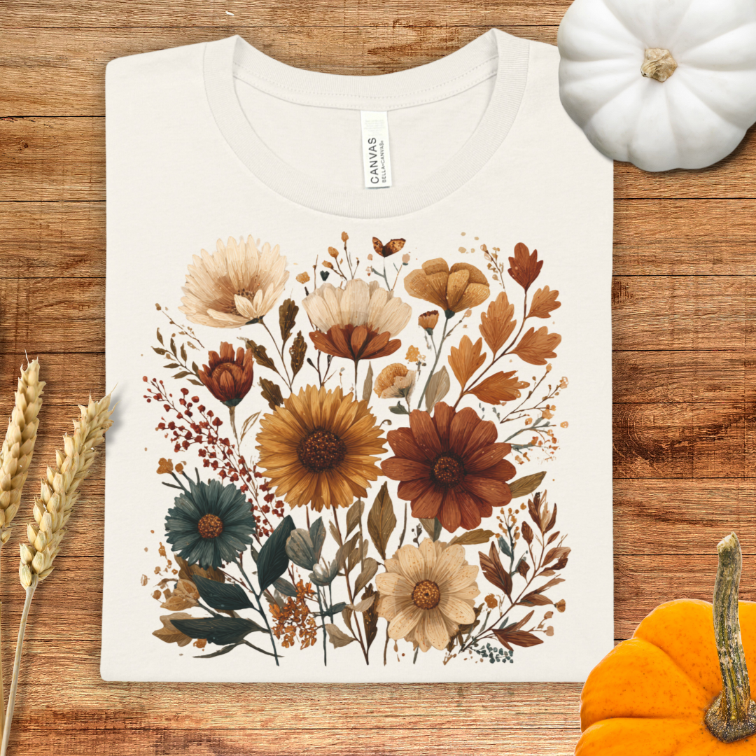 Floral Vintage Fall T-Shirt