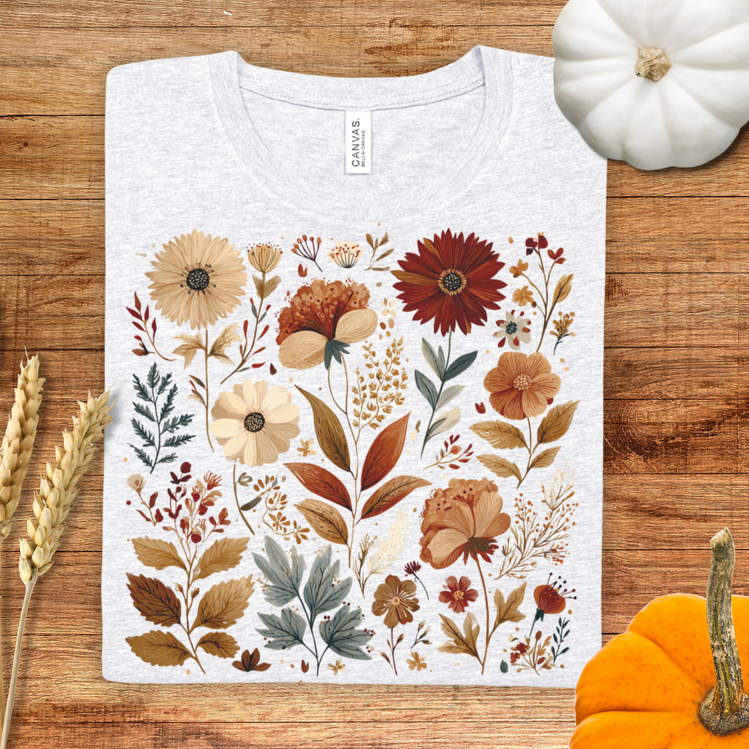 Fall Floral Garden T-Shirt