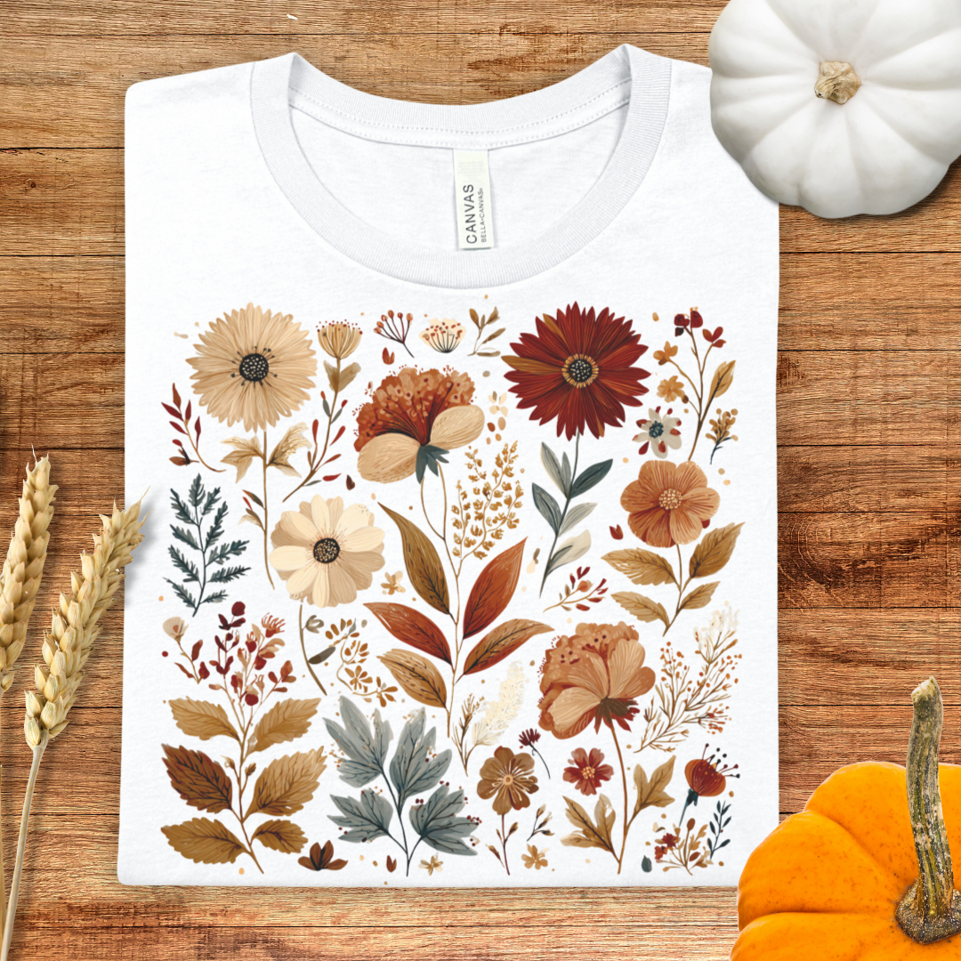 Fall Floral Garden T-Shirt