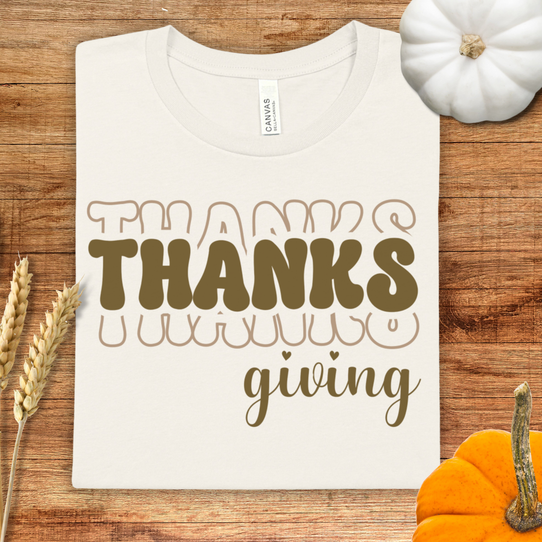 Thanks Thanks Thanksgiving Vibes T-Shirt