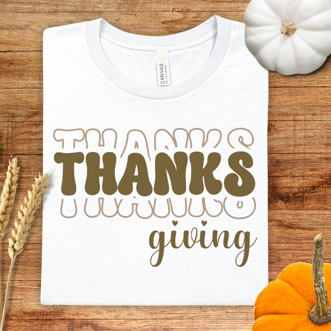 Thanks Thanks Thanksgiving Vibes T-Shirt