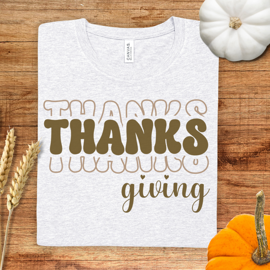Thanks Thanks Thanksgiving Vibes T-Shirt