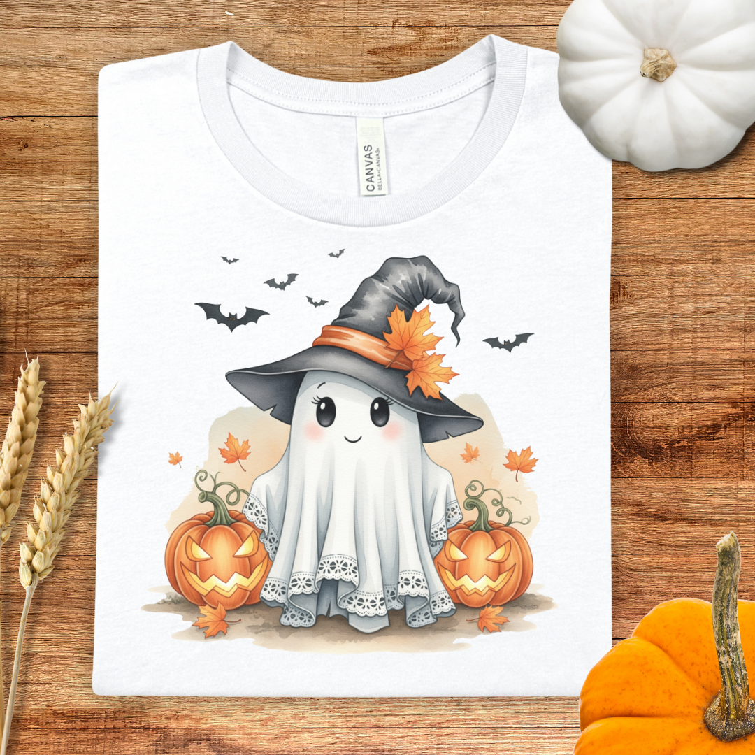 Adorable Halloween Ghost T-Shirt
