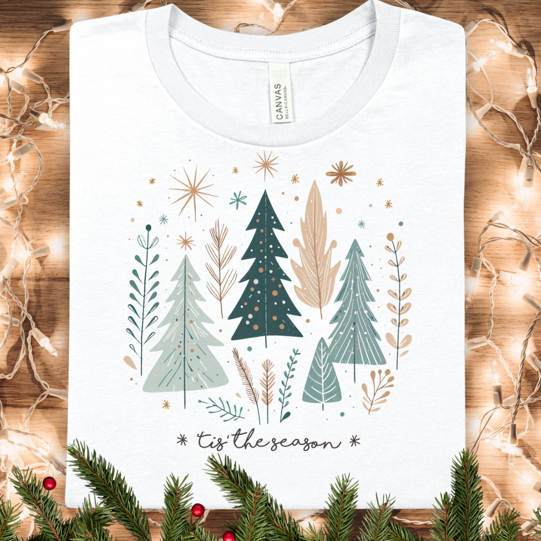 Pastel Tis the Season Winter Holiday T-Shirt