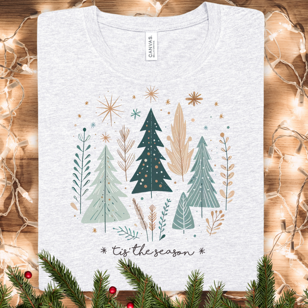 Pastel Tis the Season Winter Holiday T-Shirt