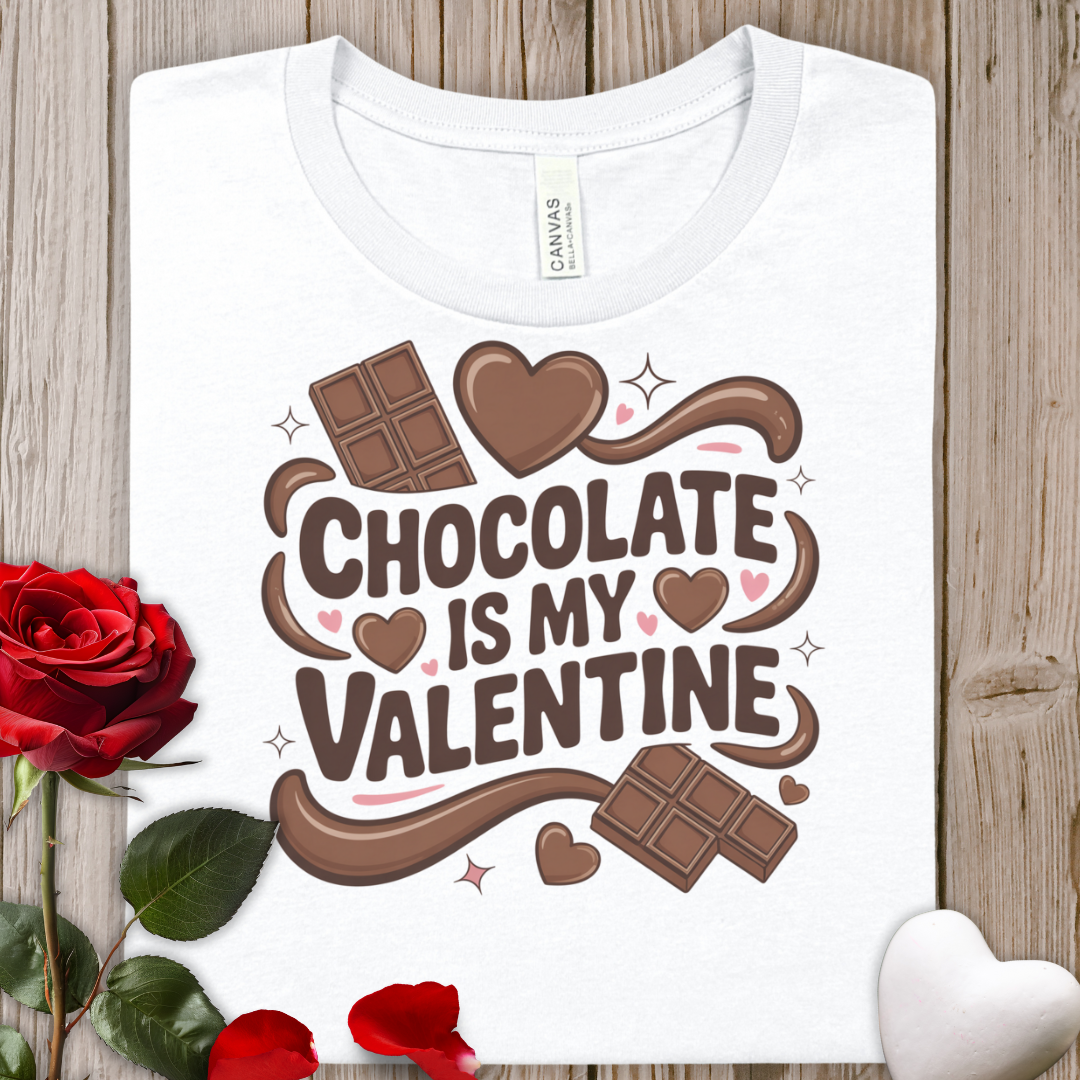 Chocolate Is My Valentine T-Shirt