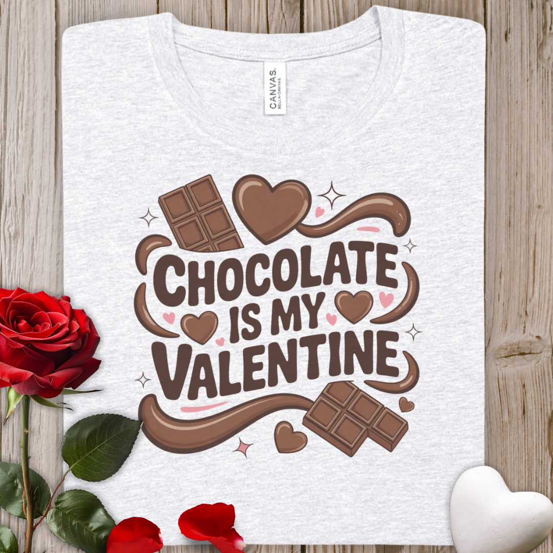 Chocolate Is My Valentine T-Shirt