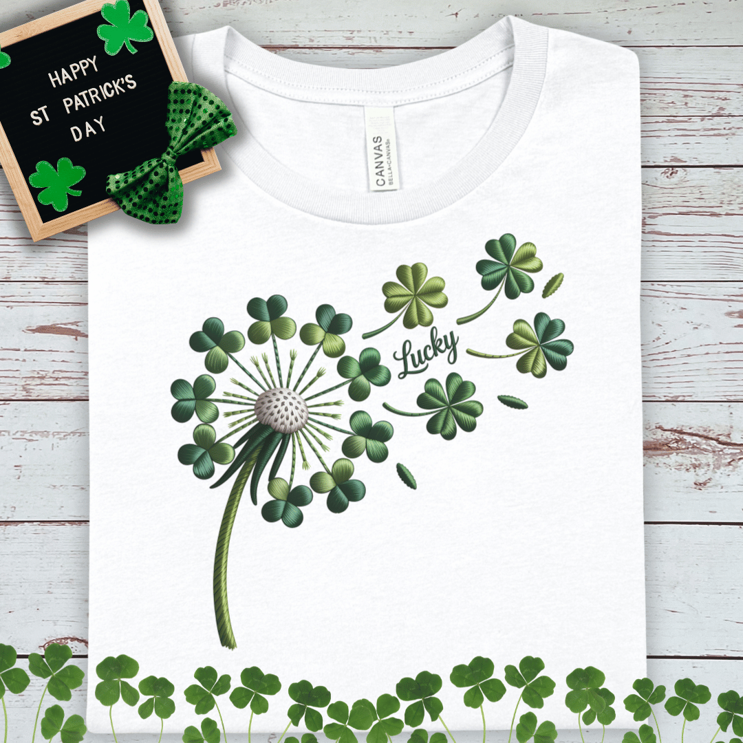 Lucky Dandelion Clover T-Shirt