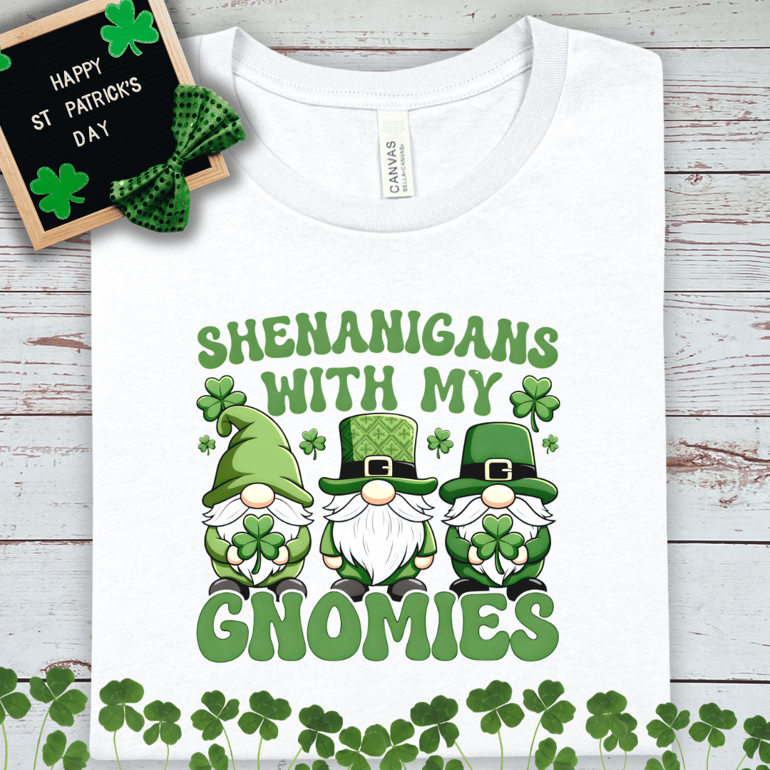Shenanigans With My Gnomies St. Patrick's Day T-Shirt