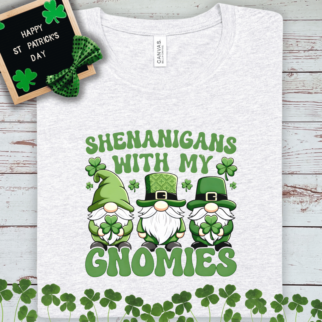 Shenanigans With My Gnomies St. Patrick's Day T-Shirt