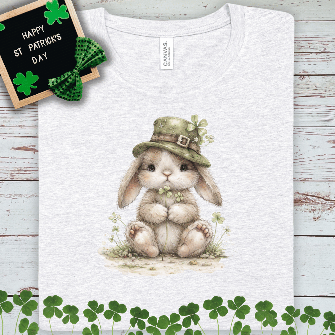 St. Patrick’s Bunny Tee - Cute Leprechaun Rabbit Graphic T-Shirt